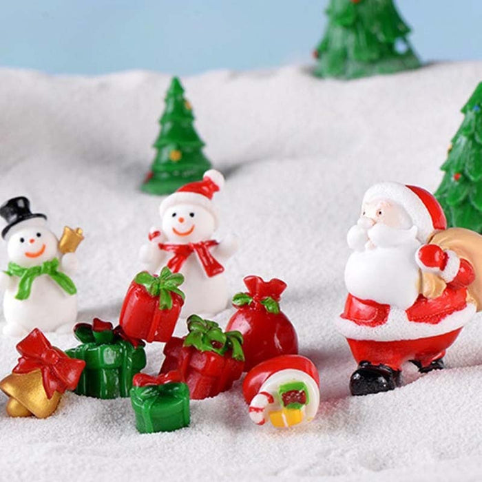 Christmas Santa Snow Landscape Miniature