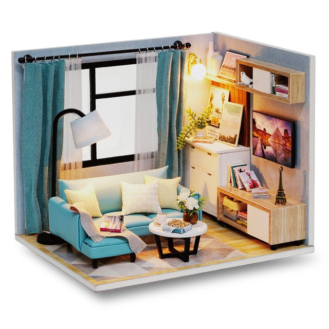 Cutebee DIY House Miniature with Furniture