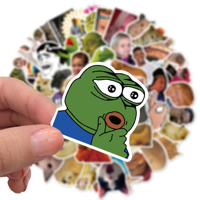 50/100PCS New Classic Meme Stickers