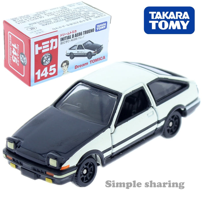 1:63 Dream Tomica 145 Initial D Toyota AE86 Trueno Car