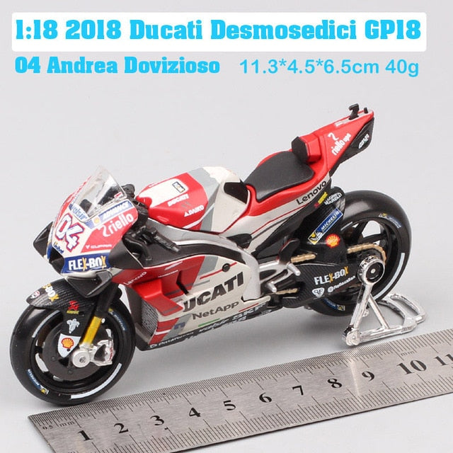 1:18 Scale Racing Motorcycle