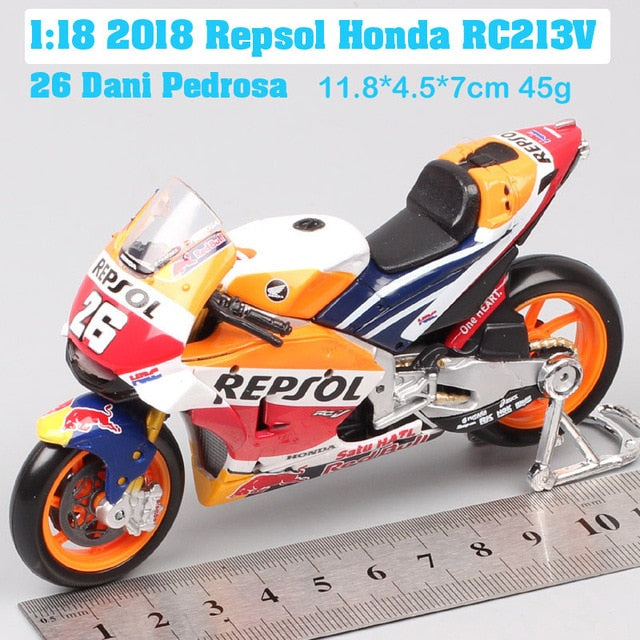 1:18 Scale Racing Motorcycle