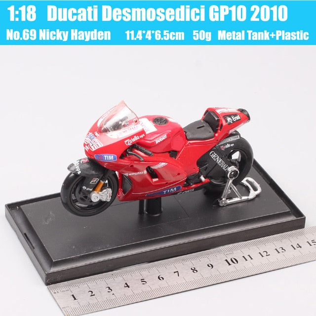 1:18 Scale Racing Motorcycle