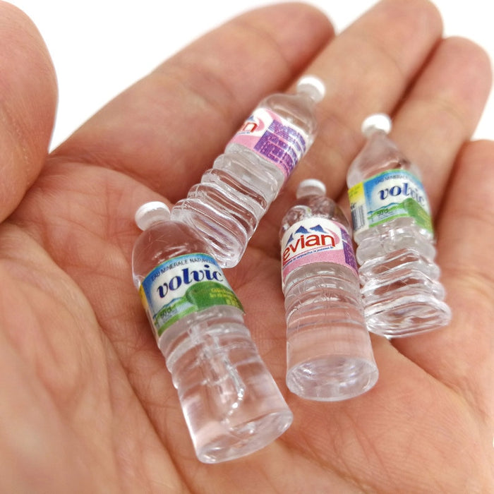 Mineral Water bottle Toy 5pcs Cute Dollhouse Miniature Toys Doll Food Kitchen Living Room Accessories Kids Gift Pretend Play