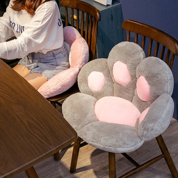 Stuffed Cat Paw Flower Pillow Plush Sofa Kawaii Paw Pillow Animal Seat Cushion Indoor Floor Home Chair Decor Children Gift