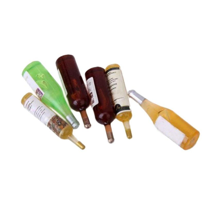 6pcs Mini Simulation Resin Wine Bottle 1/12