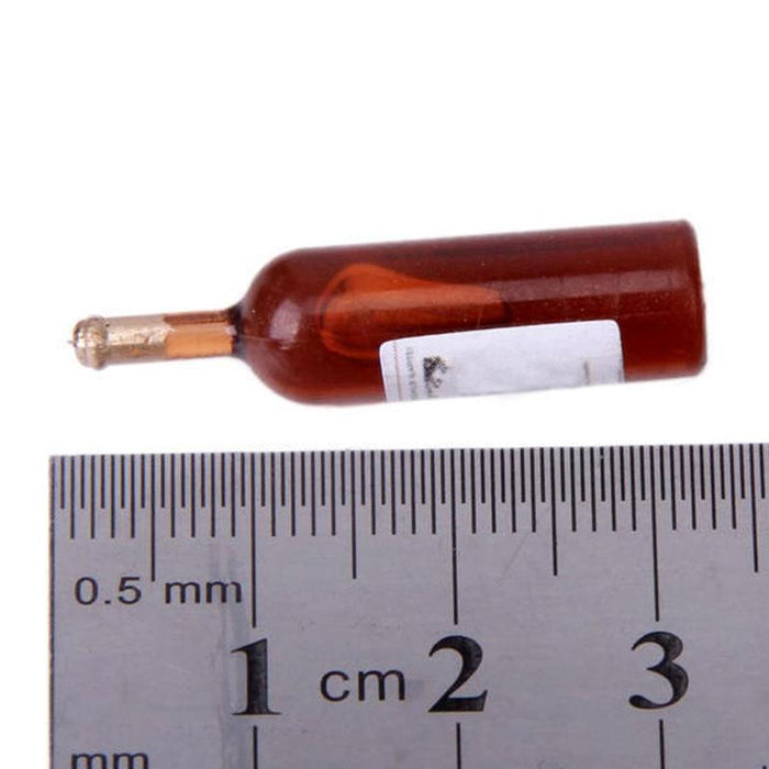 6pcs Mini Simulation Resin Wine Bottle 1/12