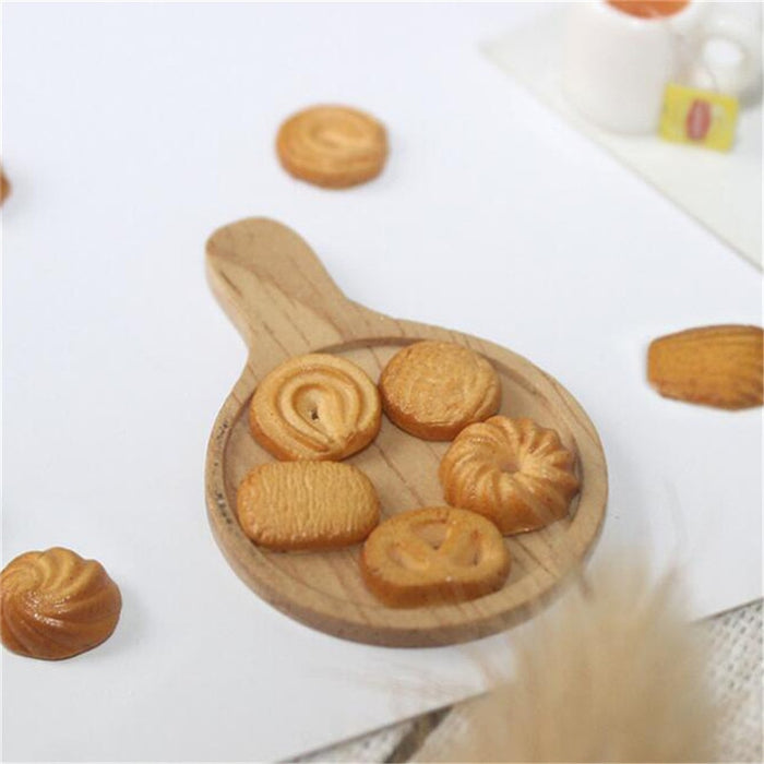Mini Cookie Doll House 7Pcs/pack 1:12 Dollhouse Miniature  Food Accessories