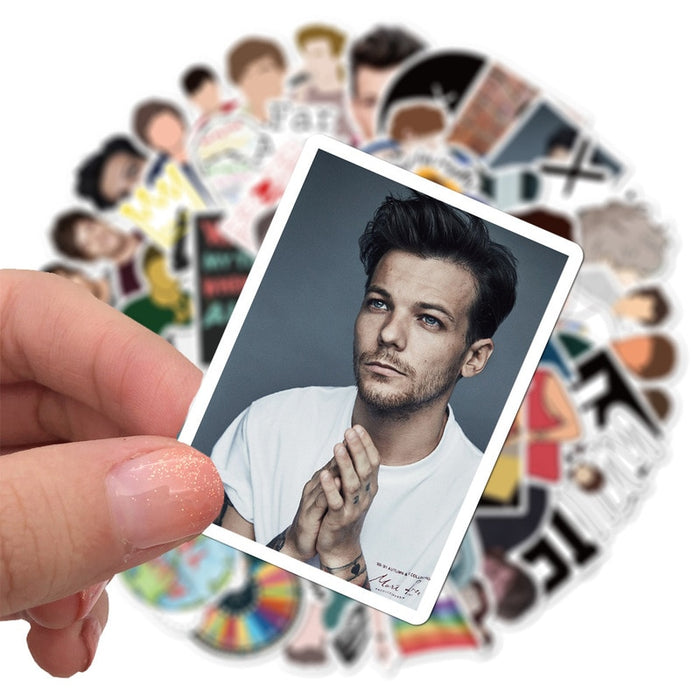 10/50PCS One Direction  Singer Louis Tomlinson Sticker