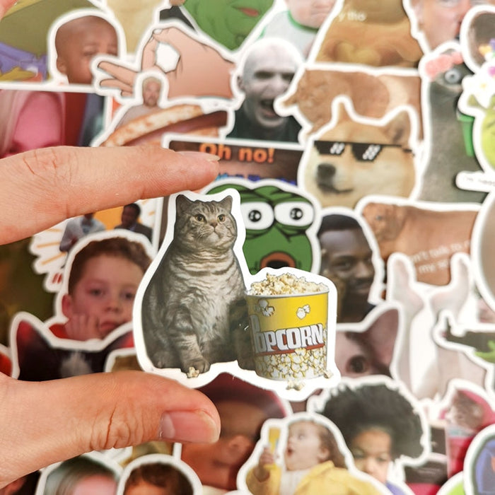 10/50pcs/set Web Celebrity Memes Stickers