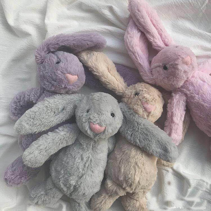 Sleeping Cute Cartoon Plush Toy Children Birthday Gift Soft Stuffed Animals Kids Long Ear bunny Rabbit Stuffed Animal Dolls