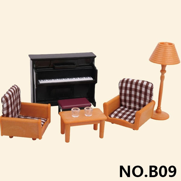 Forest Animal Family Villa Furniture Doll Toy