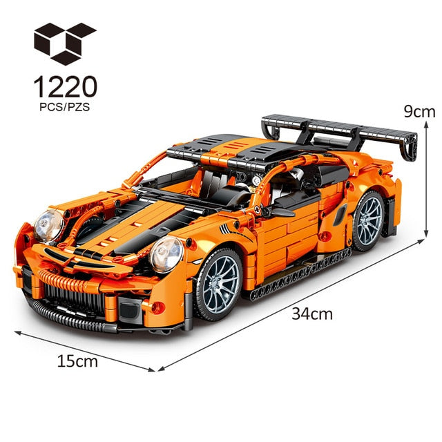1:14 City Sports Car Model Vehicle Racer MOC Bricks Toys For Kids