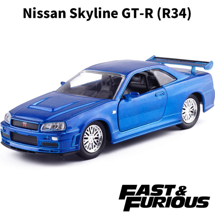 1/32 CARS Fast and  Furious Nissan Skyline GTR (R34) Collector