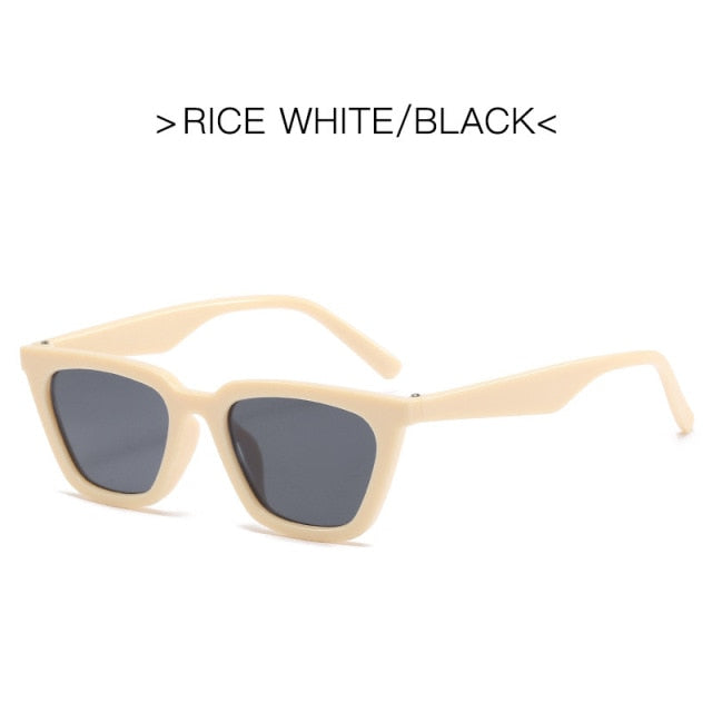 Women Fashion Luxury Small Frame UV400 Sun Shades Glasses Vintage Cat Eye Sunglasses Sexy Female