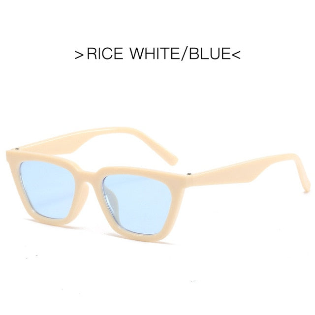 Women Fashion Luxury Small Frame UV400 Sun Shades Glasses Vintage Cat Eye Sunglasses Sexy Female