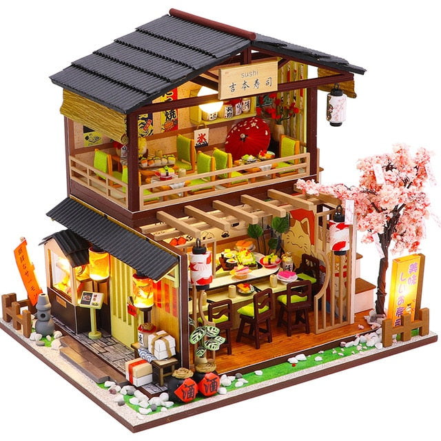 CUTEBEE DIY Dollhouse Kit Wooden Doll House