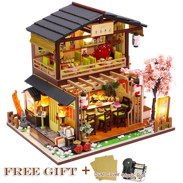 CUTEBEE DIY Dollhouse Kit Wooden Doll House