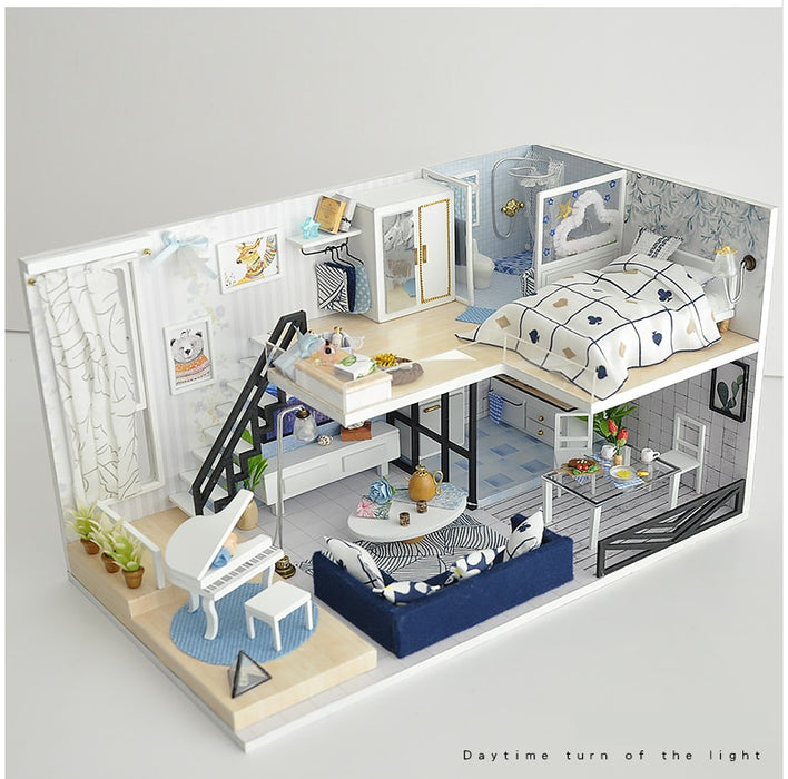 CUTEBEE DIY Dollhouse kit Wooden Doll House TD32