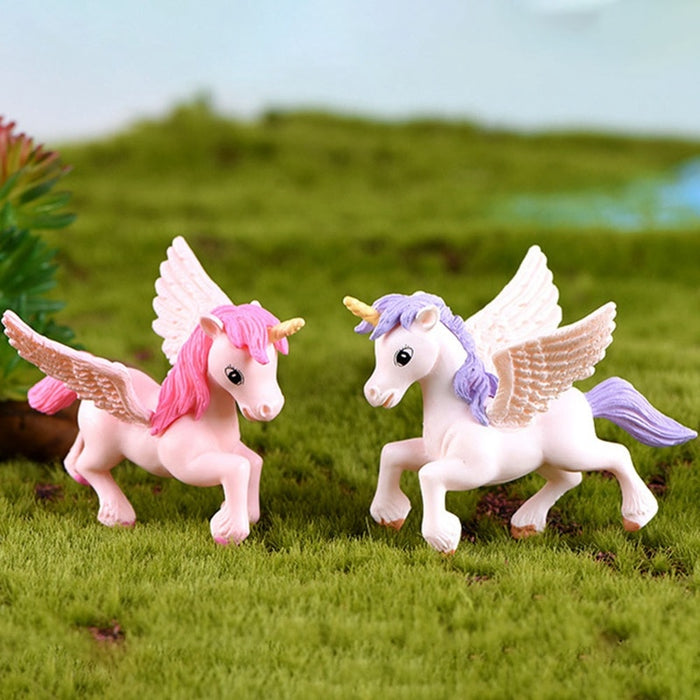 1 piece Unicorn Fairy Animal Miniature
