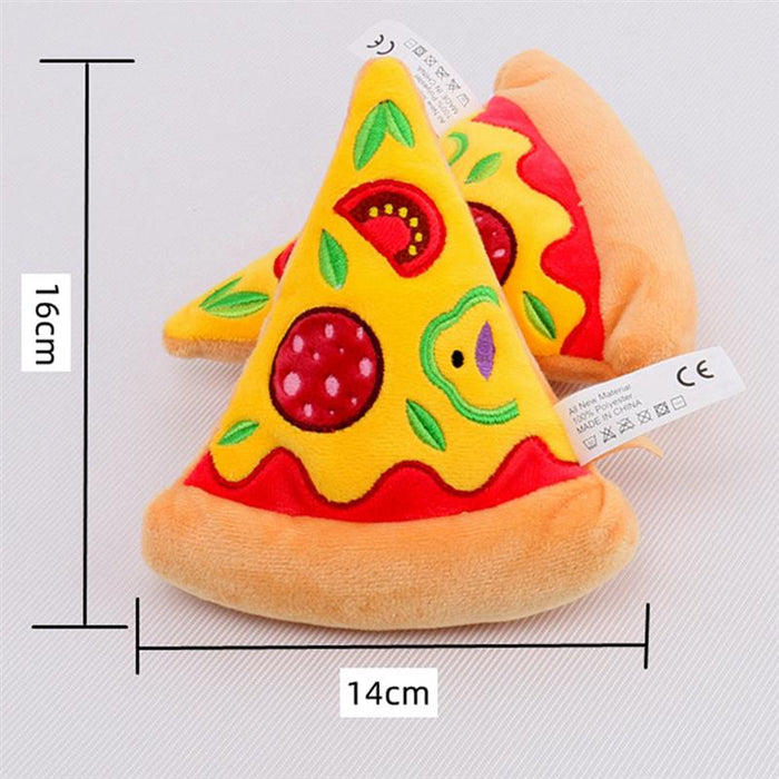 Creative Food Shape Dog Chew Toy 1pc Bite Resistant Dog Plush Toy Pet Bite Toys Dog Sound Toys Pet Supplies Dog Favor