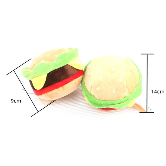 Creative Food Shape Dog Chew Toy 1pc Bite Resistant Dog Plush Toy Pet Bite Toys Dog Sound Toys Pet Supplies Dog Favor