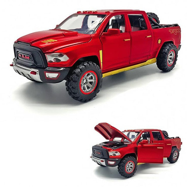1:32 Dodge-Ram TRX-Pickup Metal Car Model