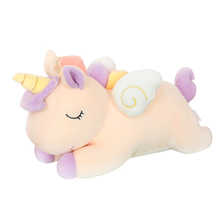 Baby Pillows Soft Stuffed Cartoon Animal Horse Mythical Unicorn Plush Toys Pegasus Dolls New Year Gifts for Children Kids