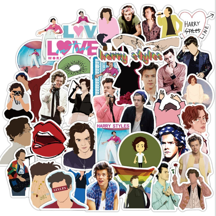 50 pcs British singer harry Style Graffiti Stickers