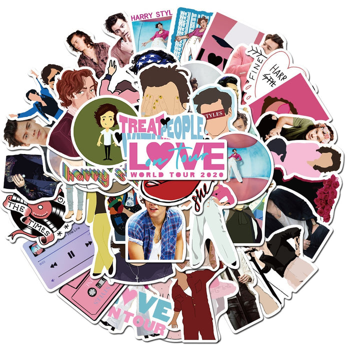 50Pcs/ Famous British singer Harry Styles Stickers