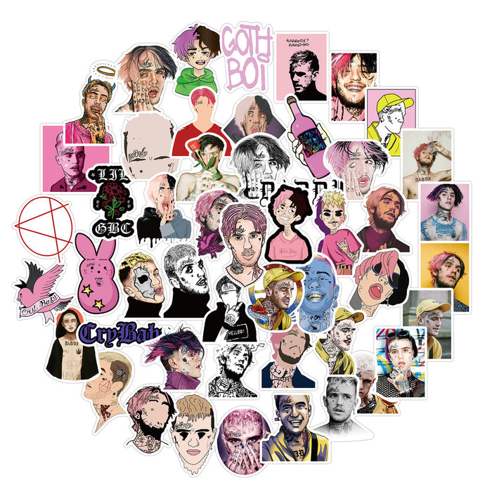 10/50pcs singer LIL PEEP Sticker graffiti stickers