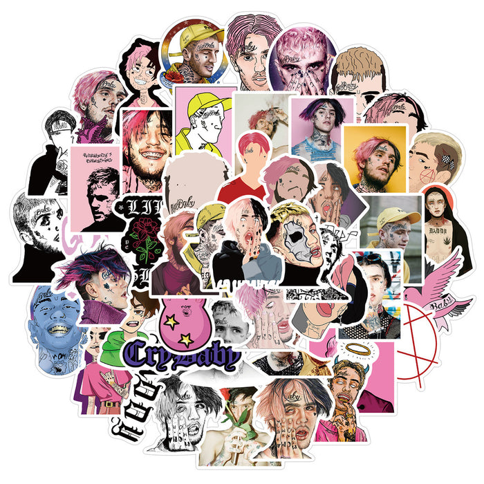 10/50pcs singer LIL PEEP Sticker graffiti stickers