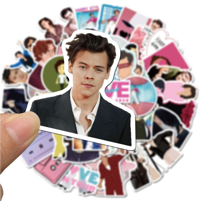 10/50pcs Famous Singer Harry Edward Styles Stickers