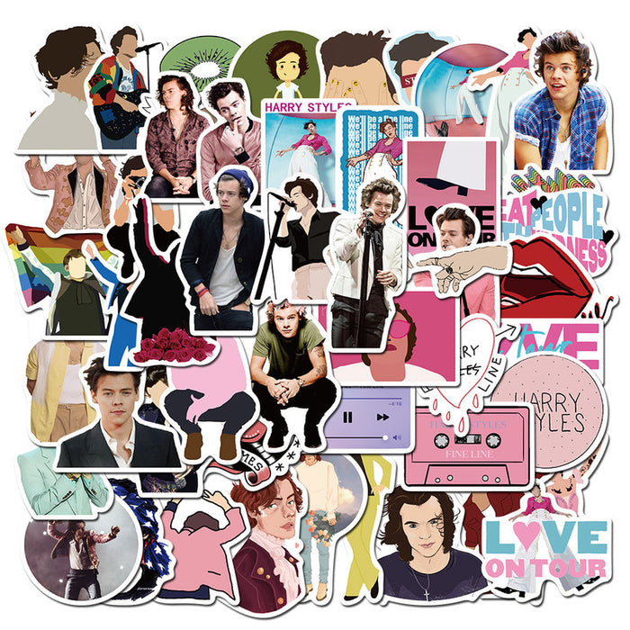 10/50pcs Famous Singer Harry Edward Styles Stickers