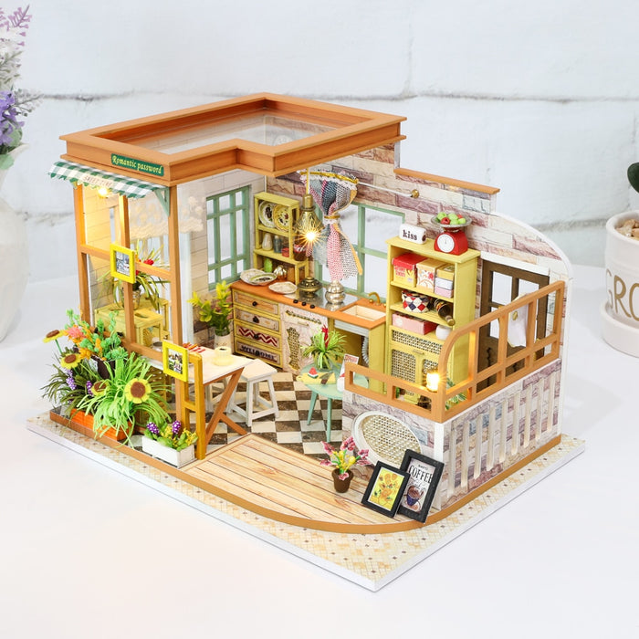 Cutebee Casa Doll House Furniture Miniature Dollhouse A04B