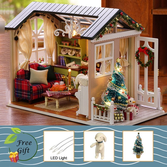 Cutebee Doll House Furniture Miniature Dollhouse