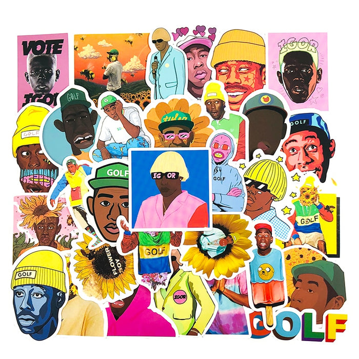 10/30/50Pcs Tyler The Creator Rapper Graffiti Stickers