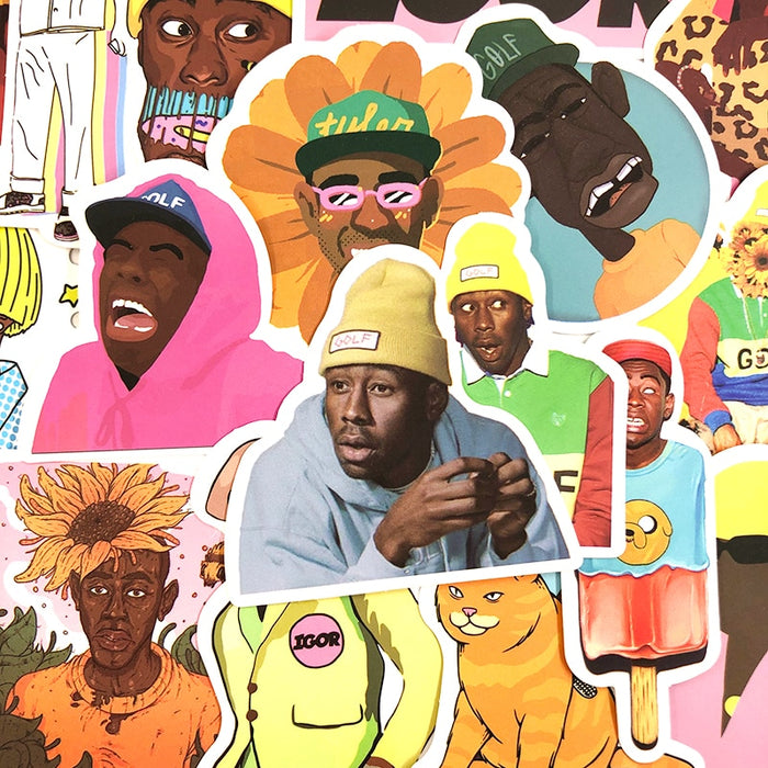 10/30/50Pcs Tyler The Creator Rapper Graffiti Stickers