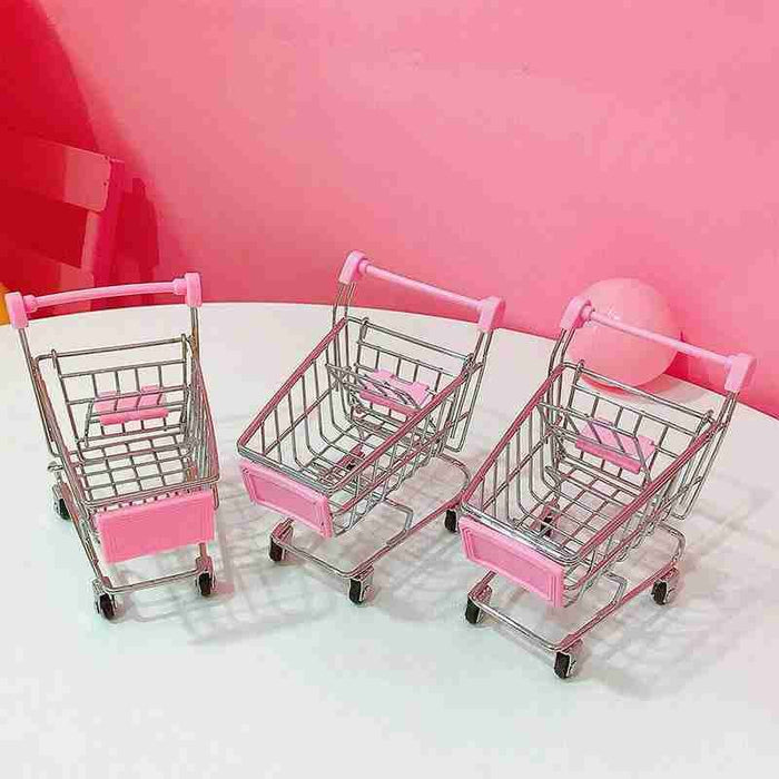 1pcs Simulation Mini Shopping Cart