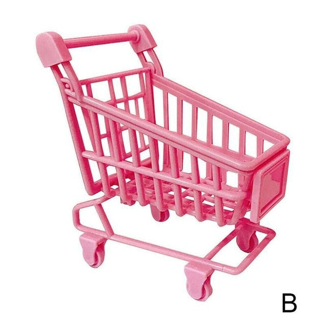 1pcs Simulation Mini Shopping Cart