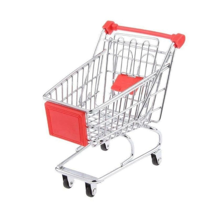 Bigs Size Kids Pretend Play Supermarket Hand Mini Cart