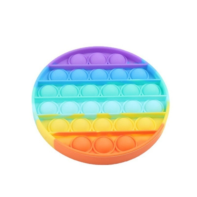 Push Pop It Bubble Sensory Rainbow Fidget Toy