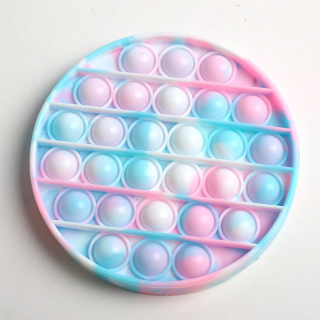 Push Pop It Bubble Sensory Rainbow Fidget Toy