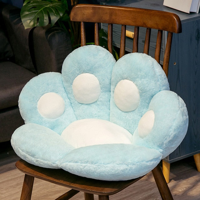 Stuffed Cat Paw Flower Pillow Plush Sofa Kawaii Paw Pillow Animal Seat Cushion Indoor Floor Home Chair Decor Children Gift