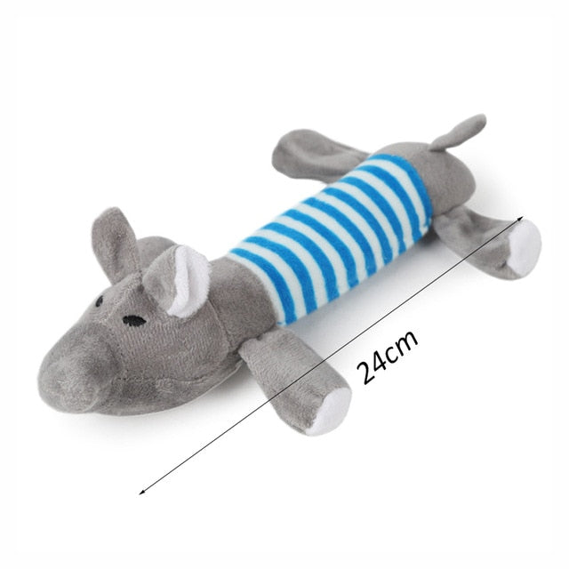 Resistance To Bite Squeaky Sound Pet Toy Cartoon Wild Goose Plush Dog Toys for Cleaning Teeth Puppy Dogs Chew Supplies