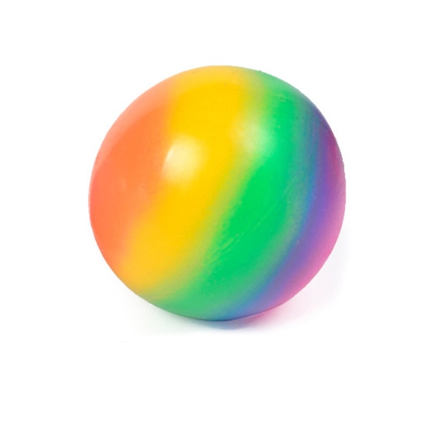 Adult Antistess Autism Special Needs Stress Reliever Toys For Chidren 7/9CM Rainbow Ball Decompression Toys Soft Squeeze Ball