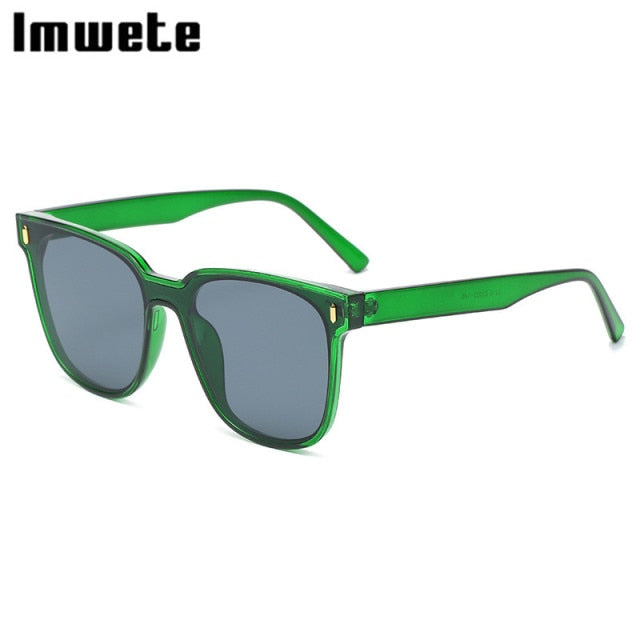 Women Luxury Brands Sunglass Men Vintage Colored Sun Glasses Shades Black Goggle UV 2021 New Oversized Square Sunglasses