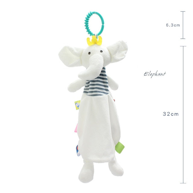 0 12 Months Appease Towel Soft Sleeping Toys Baby Comforter Plush Bunny Toy For Babies Stuffed Plush Toys Appease Doll Baby Toys