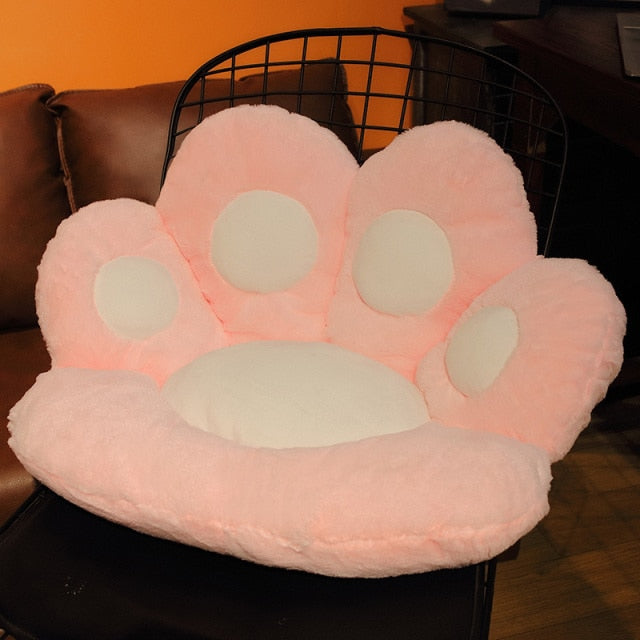 Stuffed Cat Paw Flower Pillow Plush Sofa Kawaii Paw Pillow Animal Seat Cushion Indoor Floor Home Chair Decor Children Gift