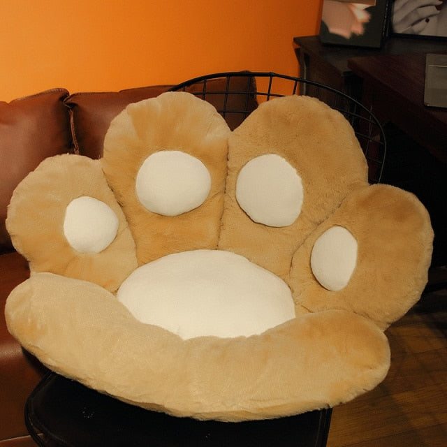 Stuffed Cat Paw Flower Pillow Plush Sofa Kawaii Paw Pillow Animal Seat Cushion Indoor Floor Home Chair Decor Children Gift